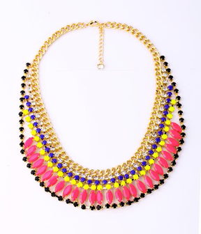 熒光閃耀 歐美時尚飾品點亮女人飾界